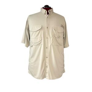 Columbia 110FM7763 PFG Fishing‎ Gear Vented Button Up Shirt Omni shade sz XL